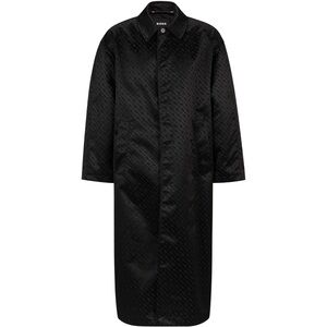 Hugo Boss Elegant Black Trench Coat